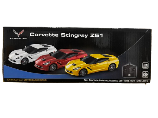 R/C 124 Corvette Zf1 : 124 Full Function lights 6+