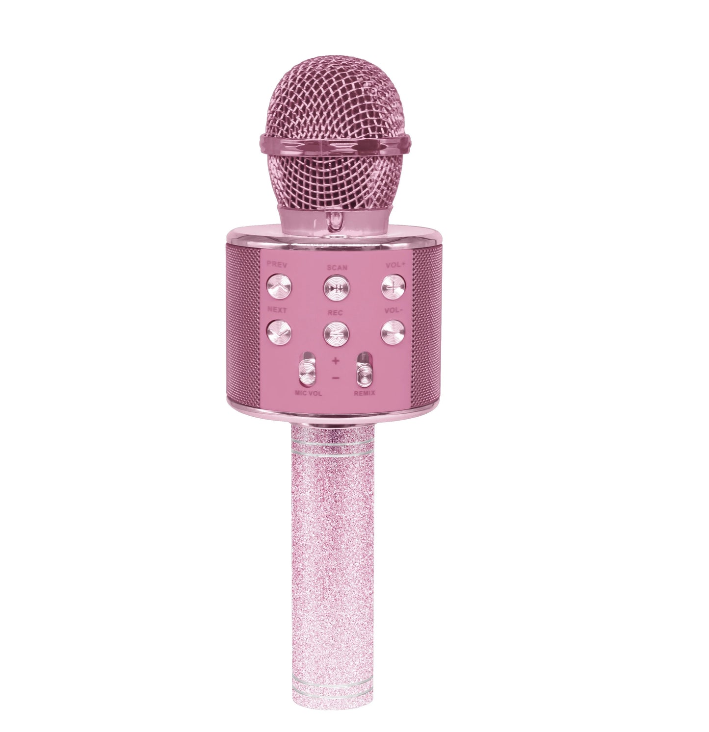 Glitter light pink Karaoke HD Effect Voice Modulation FM Mode