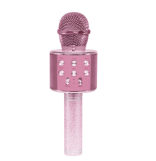 Glitter light pink Karaoke HD Effect Voice Modulation FM Mode