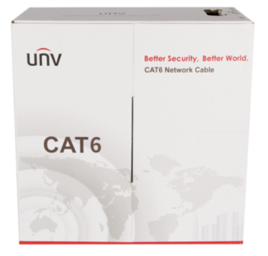 Cat 6 -305m-4P*0.50mm-BC-CPR-Indoor PVC-Orange-CPR Ecd Solid Bear Copper