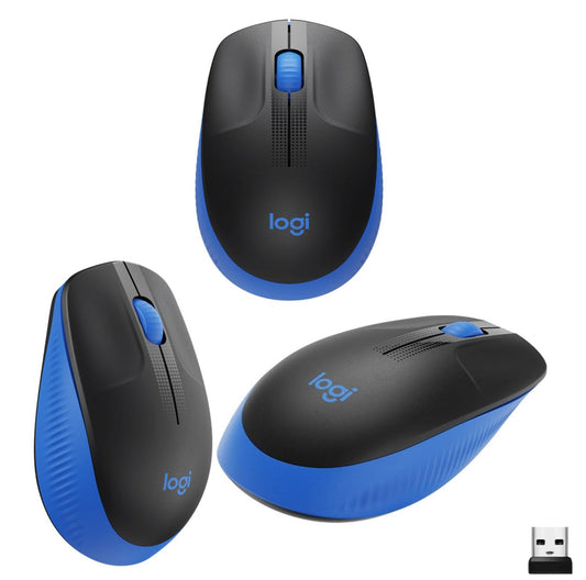 Logitech M190 Wireless Mouse BLUE