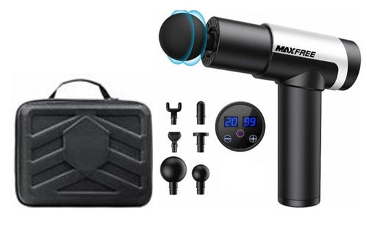 20 Speeds Massage Gun Percussion Massager Deep Tissue Muscle Vibrating Relax