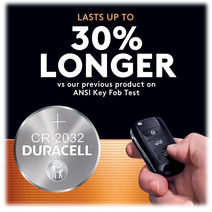 Duracell 3v litium round battery