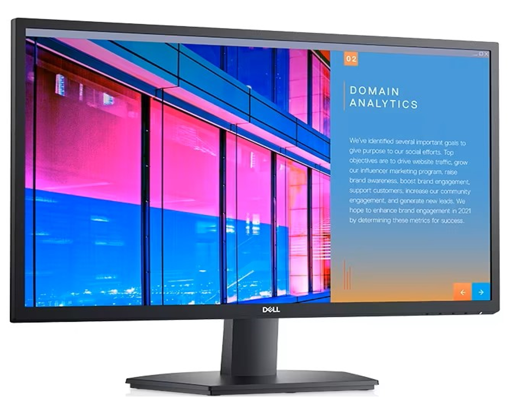 Dell SE2722H Monitor 27" (1920x1080) 75Hz IPS 4ms (GtG) 250 cd/m² AMD FreeSync1xHDMI (1.4) 1xVGA 3000:1 120-230V, 50-60Hz 16:9