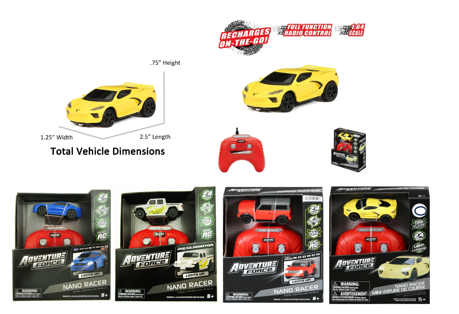 Adventure force Nano Racer Car CompTech Ltd