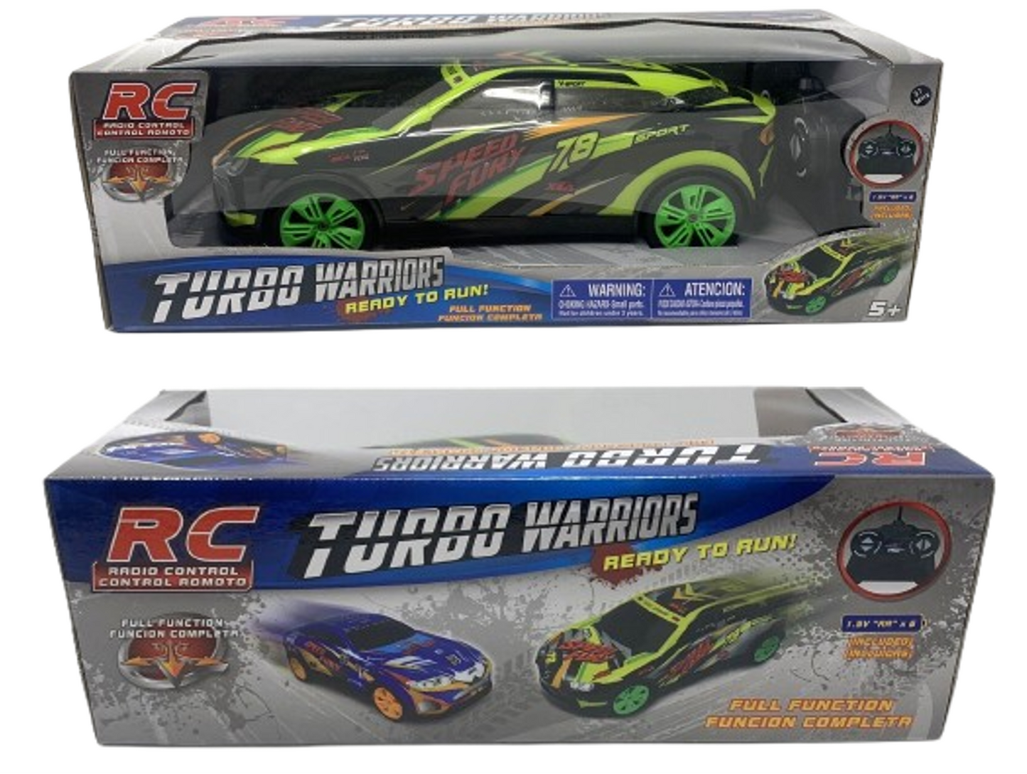 RC Radio Control Turbo Warriors Race car