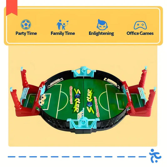 Interactive Family Soccer Table Game - 2-Player Duel, Educati