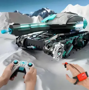 Crawler Stunt Remote Control Tank Car, 2.4G Gesture Remote Control + Gesture Sensor