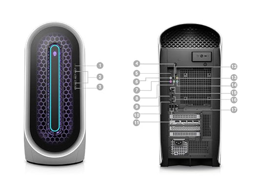 Dell Alienware Aurora R13 Core™ i7-12700F 1TB + 512GB SSD 16GB Wi-Fi 6 WIN11 NVIDIA® RTX 3070 8192MB Wired Keyboard & Mouse