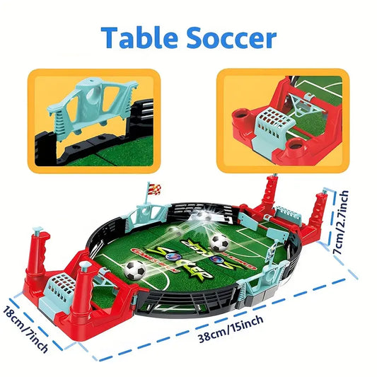 Interactive Family Soccer Table Game - 2-Player Duel, Educati