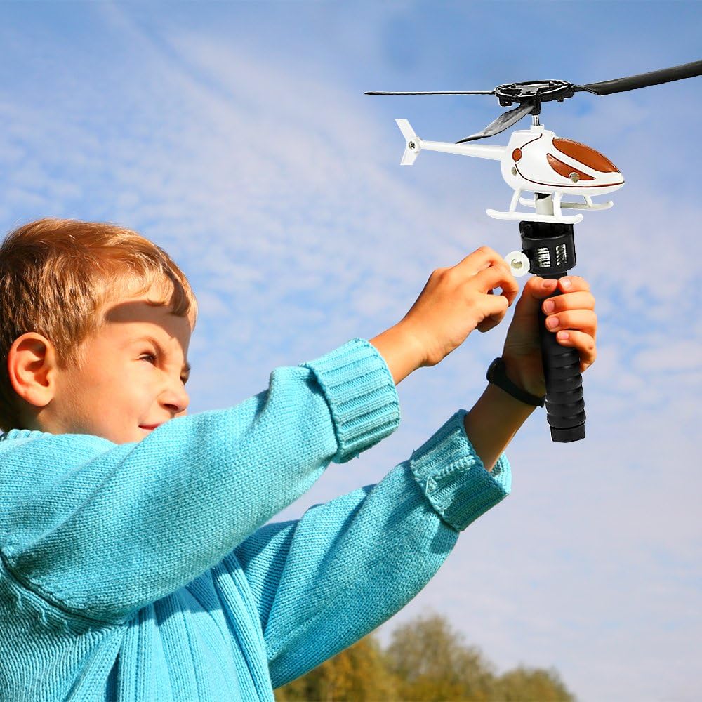 Helicopter Set for Kids Fun Fly Toys for Indoors or Outdoors - Great Birthday Party Favors - Goodie Bag Fillers - Gift Idea for Boys, Girls, Toddlers