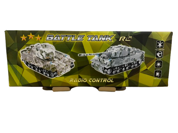 Battle Tank RC Full Function Sound Light Gun rotate LS 11:2
