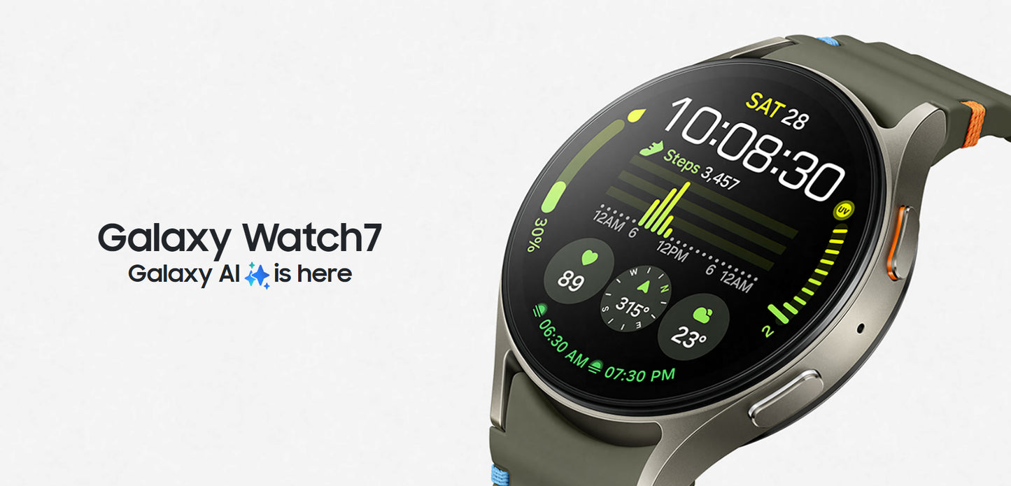 Samsung Galaxy Watch7 (Bluetooth) 44mm - Silver SM-L310NZSAXNZ