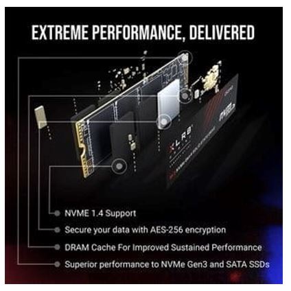 PNY CS1031 1 TB SOLID STATE DRIVE - M.2 2280 INTERNAL - PCI EXPRESS NVME (PCI EXPRESS NVME 3.0 X4) - DESKTOP PC, NOTEBOOK DEVICE SUPPORTED - 240 TB TBW - 2400 MB/S MAXIMUM READ