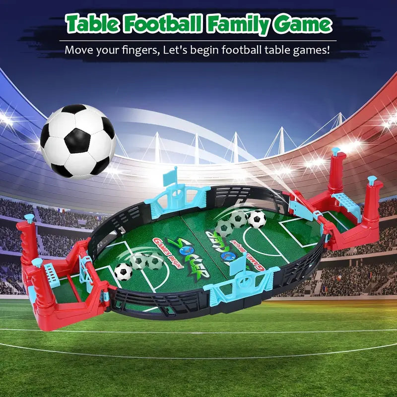 Interactive Family Soccer Table Game - 2-Player Duel, Educati