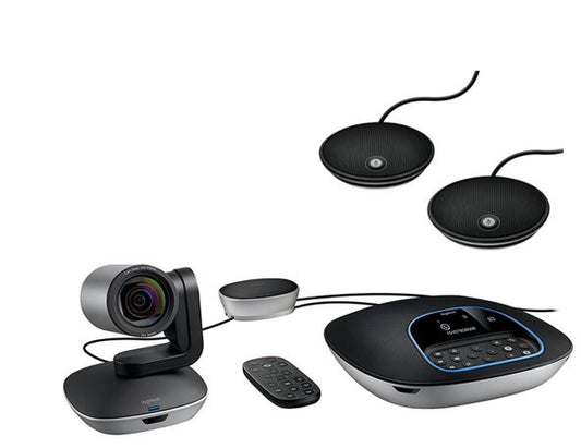 Logitech GROUP Video Conferencing System Including Mic