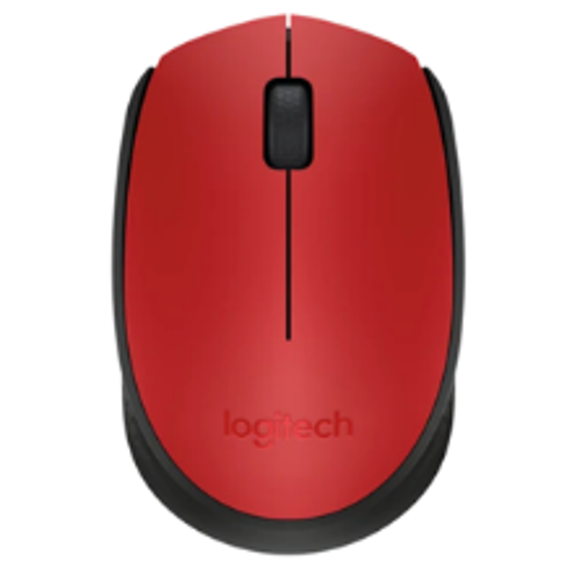 Logitech M171 USB Wireless Mouse - Red