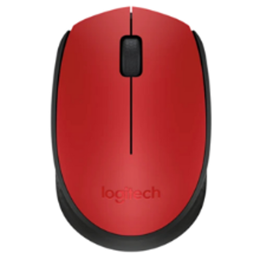Logitech M171 USB Wireless Mouse - Red