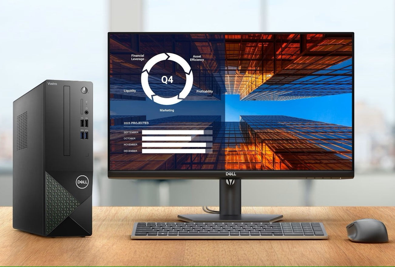 Dell Vostro 3020 SFF Core™ i7-13700 512GB SSD 16GB WIN 11 Pro Dell Keyboad & Mouse Dell 27" Monitor