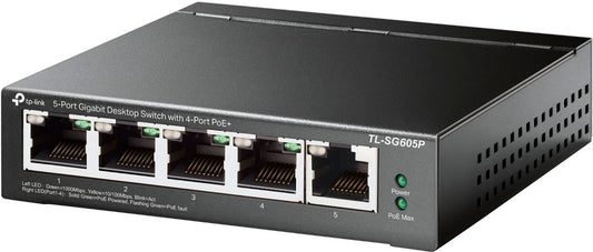 TP-Link SG1005LP 5 Port Gigabit Switch with 4x PoE+ Ports