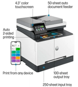HP Color LaserJet Pro MFC 3301fdw Laser Printer
