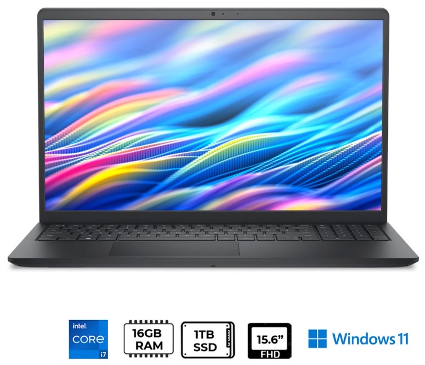 DELL 15 LDC15250 INTEL CORE I7-1355U UP TO 5.00 GHZ 1TB SSD16GB DDR4 INTEL UHD GRAPHICS 15.6 FHD (1920X1080) TOUCHSCREEN WINDOWS 11 Pro