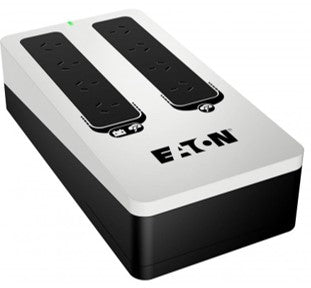 EATON 3S 600VA / 360W Standby Power Board UPS. Outlets with Surge Protection, On / Off Button, LEDInterface, Reset Button (Circuit Breaker), Wall-mount.