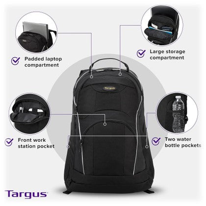 TARGUS 16" Motor Backpack, Black