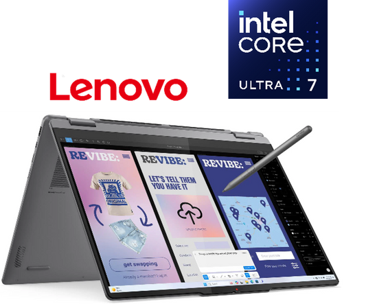 Lenovo YOGA 7 16ILL10 2-IN-1 Core™ Ultra 7 256V 1TB SSD 16GB 16" (1920x1200) TOUCHSCREEN WIN11Pro LUNA GREY Backlit Keyboard FP Reader