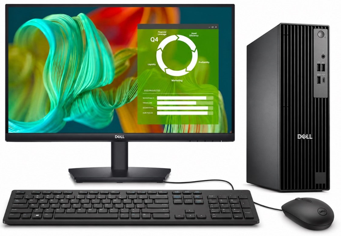 DELL PRO SLIM QCS1250 NTEL CORE I5 14500 UP TO 5.0GHZ 16GB DDR5 512GB SSD Win 11 Pro USB WIRED KEYBOARD & MOUSE