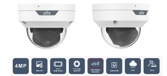 4MP ColorHunter with Wise-ISP Fixed Dome Network Camera