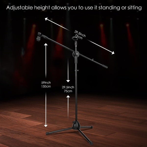 Sherr Adjustable Microphone Mic Stands Bulk, Mic