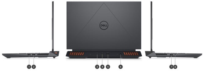 Dell G15 G5530-7388GRY GAMING Core™ i7-13650HX 1TB SSD 16GB 15.6" (1920x1080) 120Hz WIN11 Pro NVIDIA® RTX 4060 8192MB DARK SHADOW GRAY Backlit Keyboard