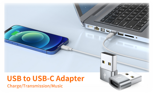 USB C Female to USB Male Adapter, Type C to USB A Charger Cable Converter