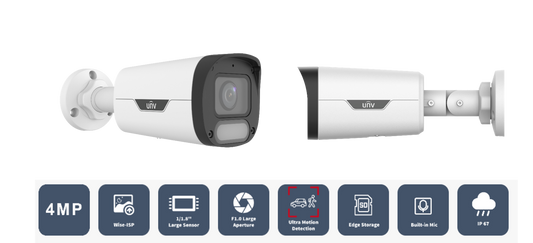 4MP ColorHunter with Wise-ISP Fixed Bullet Network Camera