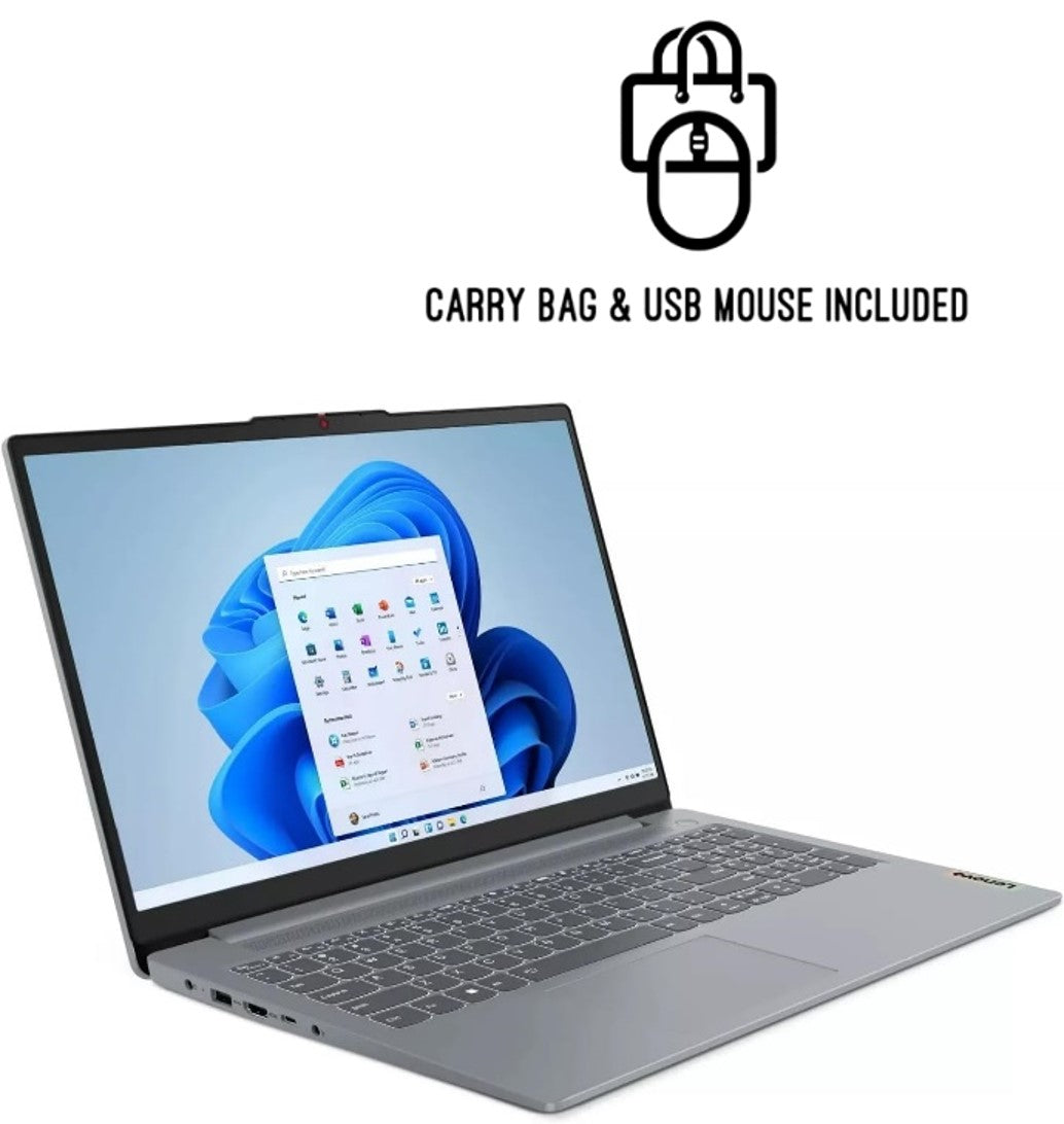 Lenovo IdeaPad Slim Core™ i3-N305 256GB SSD 8GB 15.6" (1920x1080) WIN11 Pro Arctic Grey