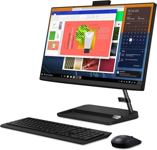 Lenovo 3 22ITL6 ALL-IN-ONE Core™ i3-1115G4 256GB SSD 8GB 21.5" (1920x1080) TOUCHSCREEN IPS WIN11 Webcam BLACK Wireless Keyboard Mouse