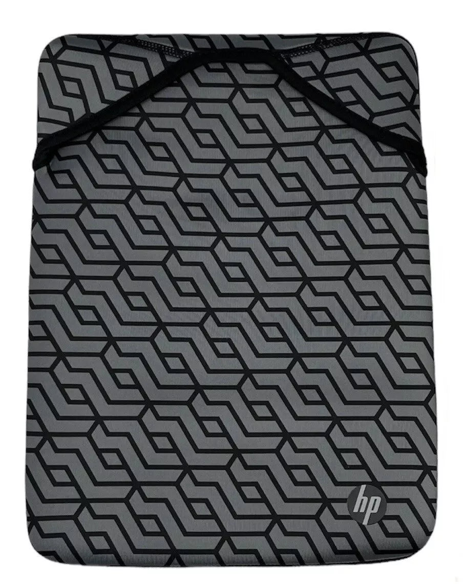 HP 14'' Neoprene Laptop Protective Sleeve - Reversible Black and Geo Printed