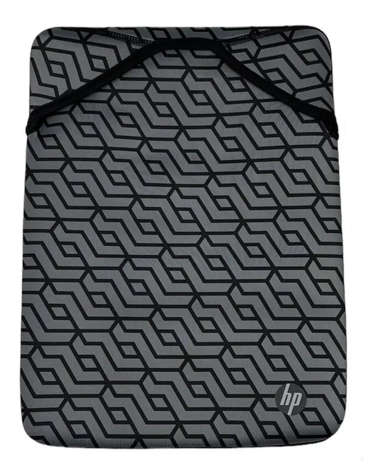 HP 14'' Neoprene Laptop Protective Sleeve - Reversible Black and Geo Printed
