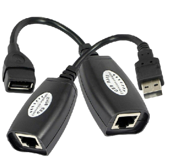 USB Extension Ethernet RJ45 Cat5e/6 150Ft (45m) Cable Adapter Extender Over Repeater