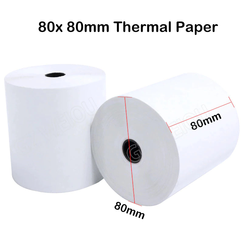 Thermal Paper Rolls 80x80mm -BPA Free Rollls