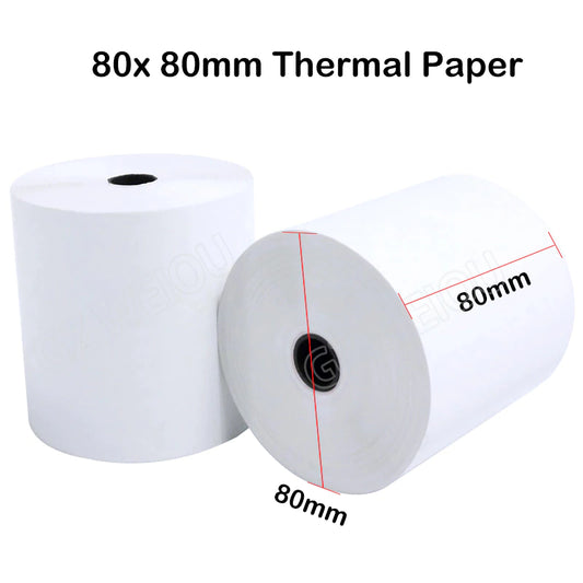 Thermal Paper Rolls 80x80mm -BPA Free Rollls