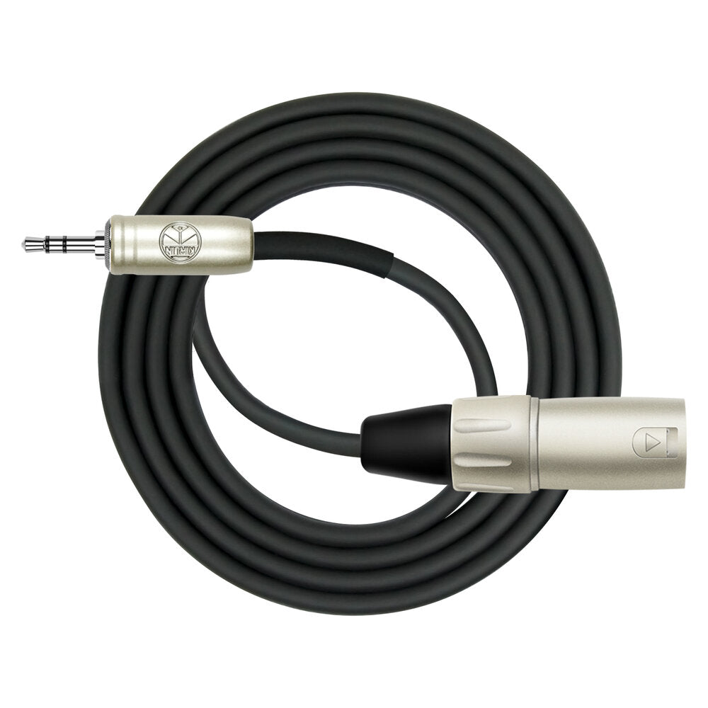 Kirlin AP-468PRL-6FT/BK 24AWG 3.5MM TRS PLUG-SAME