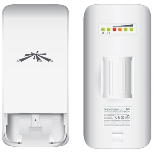 UBIQUITI NANOSTATION LOCOM2 IEEE 802.11B/G 300 MBIT/S WIRELESS BRIDGE - 15 KM MAXIMUM OUTDOOR RANGE - 1 X NETWORK (RJ-45) - ETHERNET, FAST ETHERNET - POLE-MOUNTABLE
