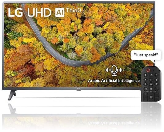 LG UHD AI ThinQ 65'' UP77 4K Smart TV 65" (3840x2160) BT WiFi Active HDR WebOS AC100~240V 50-60Hz BLACK