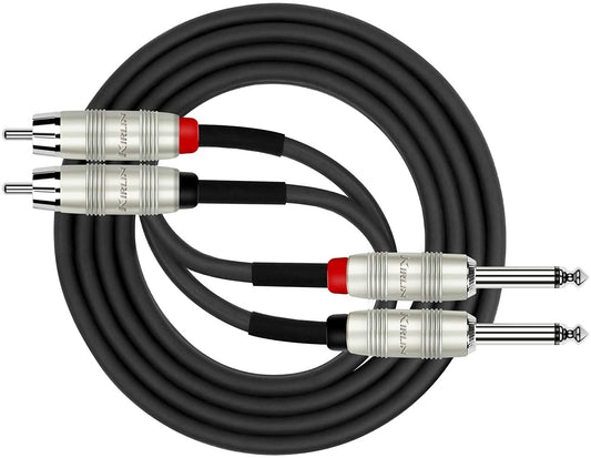 Kirlin 2 x RCA Music Cable 6FT