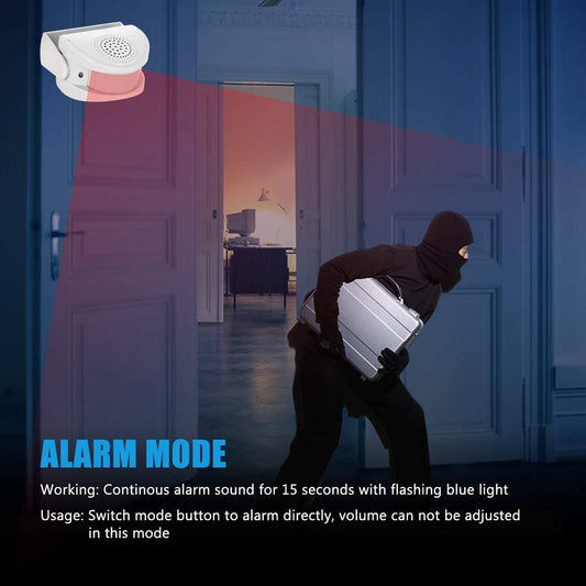 KERUI Wireless PIR Motion Sensor Door Bell Shop Visitor Alert Chime Alarm Burglar