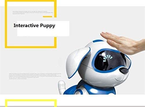 Mini AI Robot Dog with Magent Bone, Smart Interactive Puppy Pet Electronic Robotic Dogs Toy for Aged 3 4 5 6 7 8-12 Year Old Kids Boys Girls Toddlers, Birthday Gifts Wireless Walk Talk Voice Control