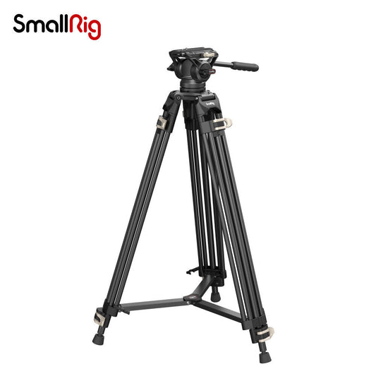 SmallRig Heavy-Duty Fluid Head Tripod AD-01 for TWO QR Plate Mode- 3751
