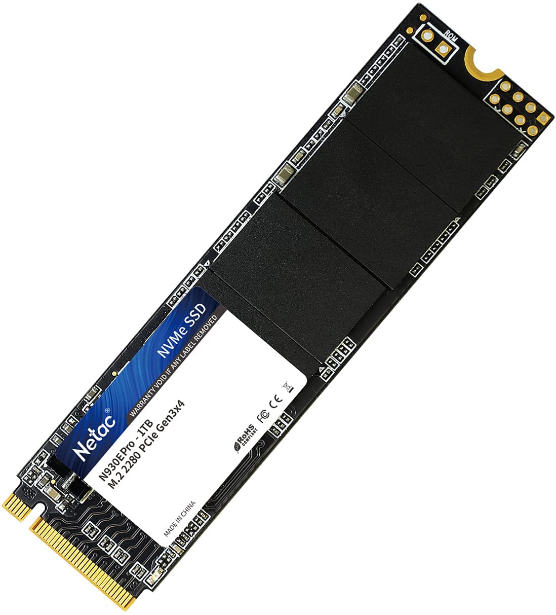 Netac SSD 1TB PCIe NVMe Gen3x4 M.2 Solid State Drive PC/Laptop